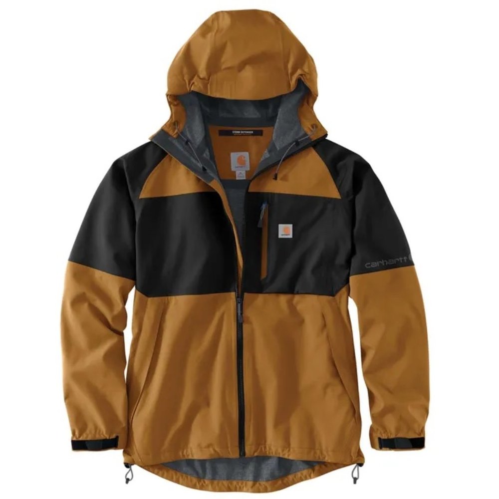 Carhartt Men's Storm Defender Force Midweight Hooded Jacket Rain Waterproof
